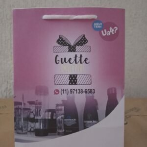 sacola de papel colorida personalizada savc personalizados