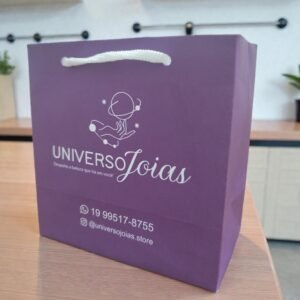sacola de papel para bijuteria e semi joias savc personalizados
