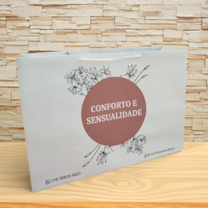 Sacola de Papel off set Tam M