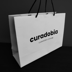 Sacola papel off set 180g GG